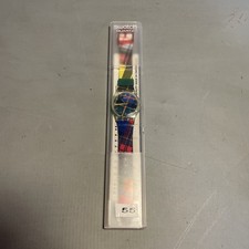 Swatch Uhr Quartz Switzerland 1996 Olympic Games GM1281 NEU&OVP Vintage #C5