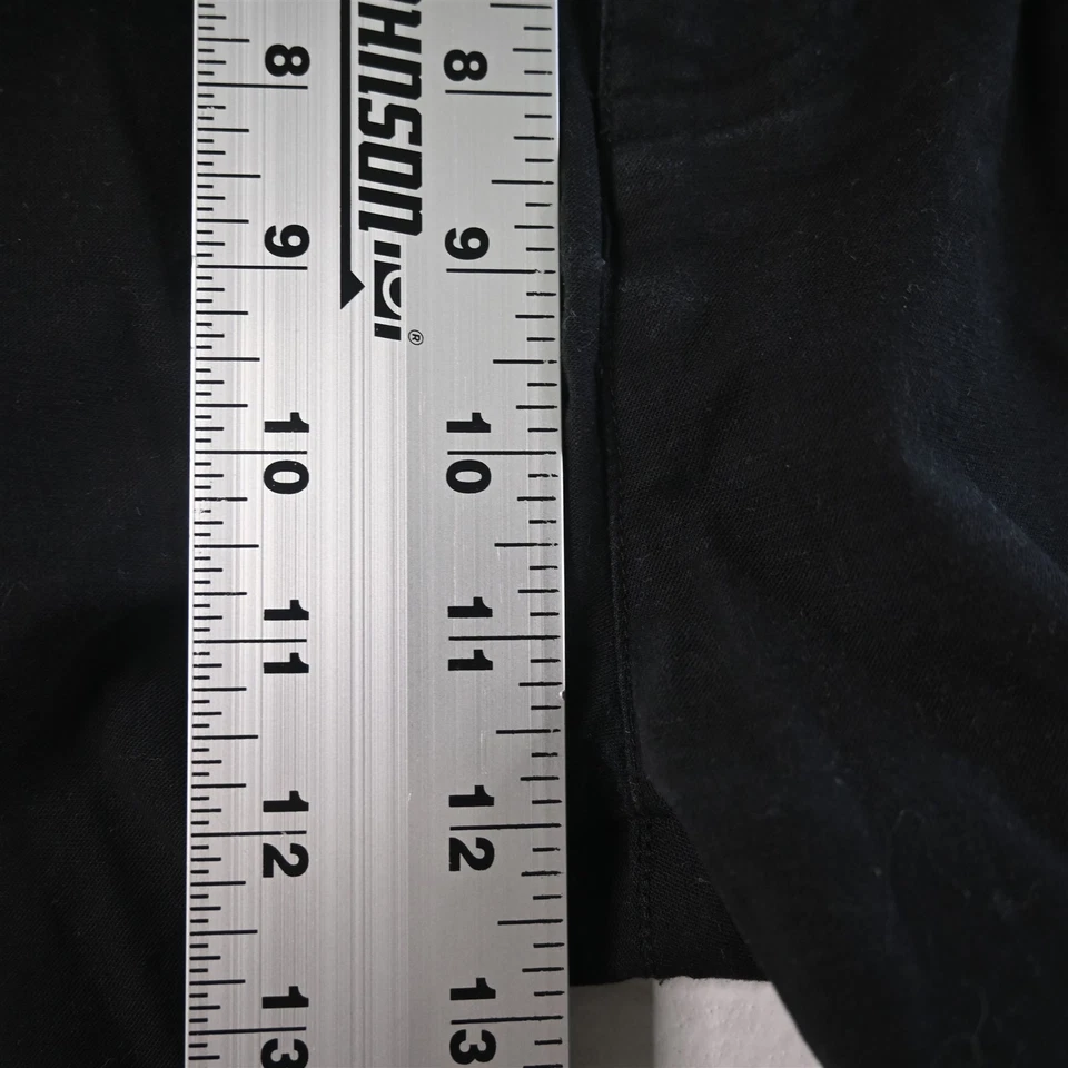 Pantalones cortos de carga Baldwin 32x26 negros elásticos de algodón con lengüeta lateral para hombre Foto 3 de 4