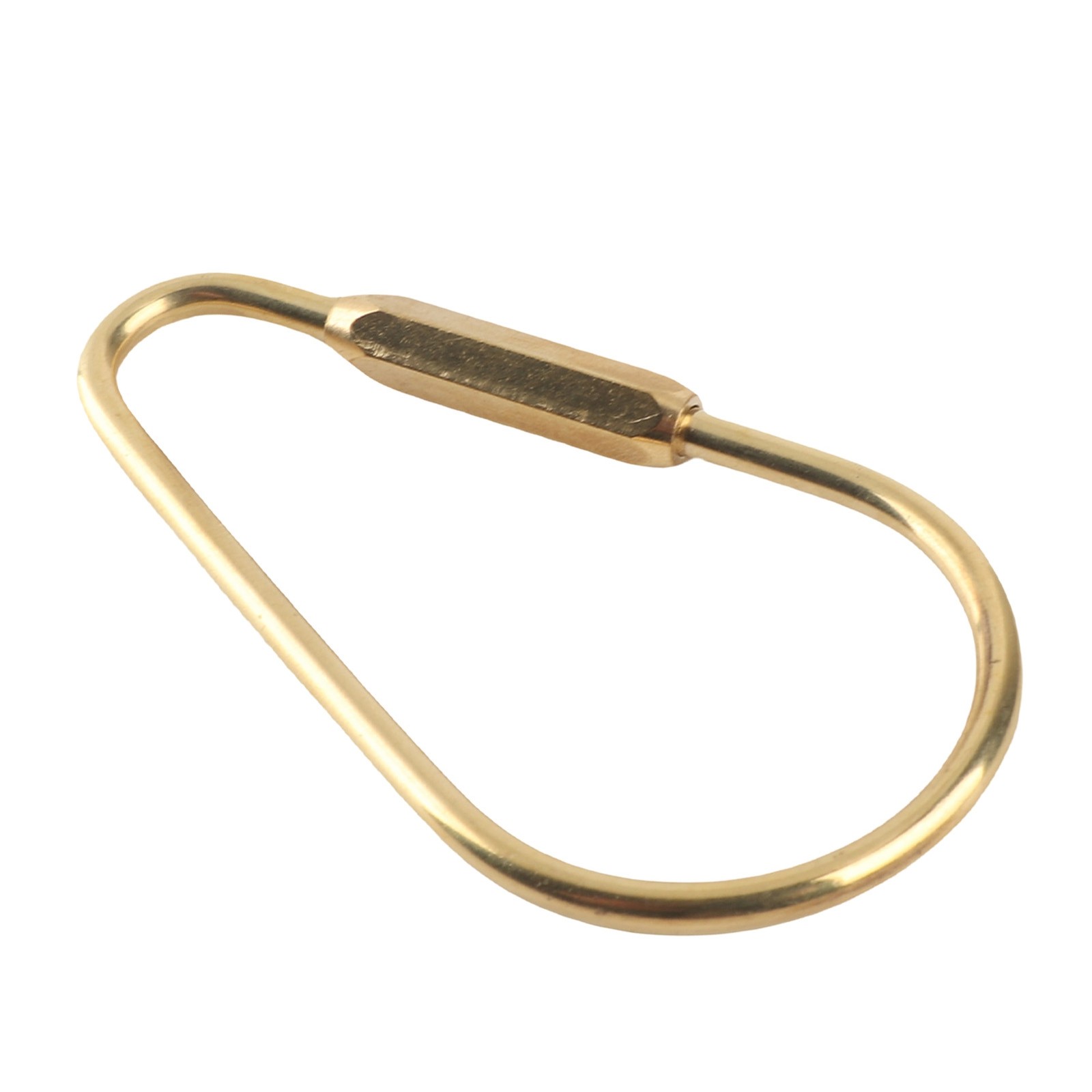 (Drop)Brass Screw Lock Carabiner Clip Hook Keychain Key Ring DIY Gift BL