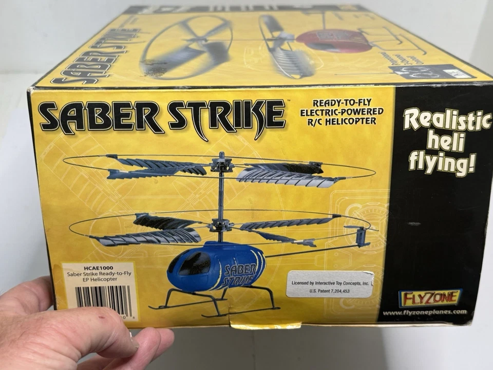 New Flyzone Sabre Strike Micro Wireless 3 Channel Indoor RC Helicopter NIB - Image 4 of 4
