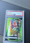 2024 Panini Prizm - Rookies Bo Nix #309 Neon Green Pulsar Prizm (RC) auto