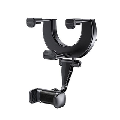Rotating Rearview Mirror Phone Holder Vehicle Rear View Mirror Phone Holder