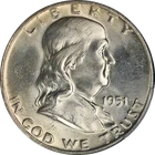 1951-D Franklin Half Dollar PCGS MS65 FBL Great Eye Appeal Strong Strike