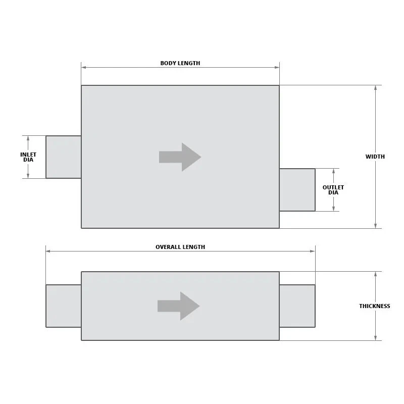 For Toyota Sienna 98-00 Exhaust Muffler and Pipe Assembly Quiet-Flow Stainless — 第 2/4 张图片