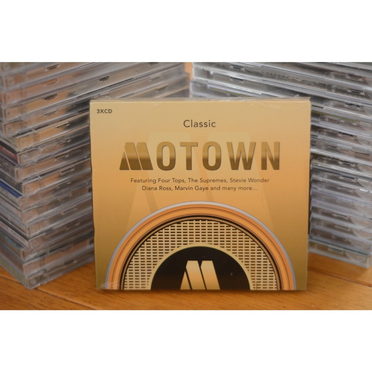 Classic Motown CD Box Set 3 Disc Four Tops Supremes Wonder Gaye