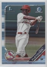 2019 Bowman Draft Chrome Sky Blue Refractor Trejyn Fletcher #BDC-174 08jk