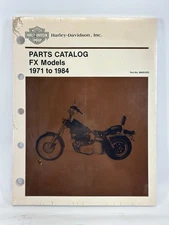 NOS 71-84 Harley Davidson FX Models Parts Catalog Genuine 273 Pages