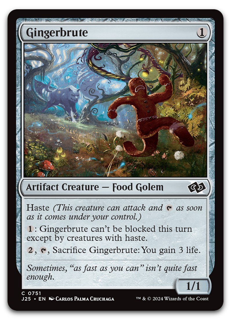 Gingerbrute #751 (NM) Foundations Jumpstart J25 Magic MTG