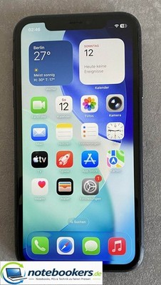 Apple iPhone 11 128GB Schwarz Dual Sim LTE Smartphone MHDH3ZD/A - Accu 89%