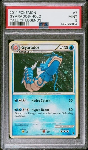 *SWIRL* Call of Legends Gyarados Holo Pokemon Card 7/95 PSA 9 *LOW POP*