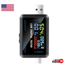 4.5 36V USB/Type-C Digital Power Tester Voltage Current Capacity Meter Detector