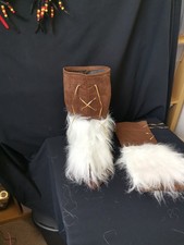FAUX Fur Costume Boot Covers Ladies