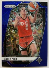 2024 Panini Prizm WNBA Blue Velocity Prizm Kelsey Plum #77 Las Vegas Aces