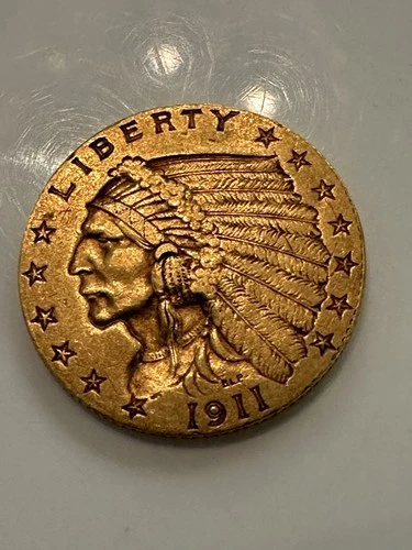 1911 Indian Quarter Eagle — photo from another recent sale