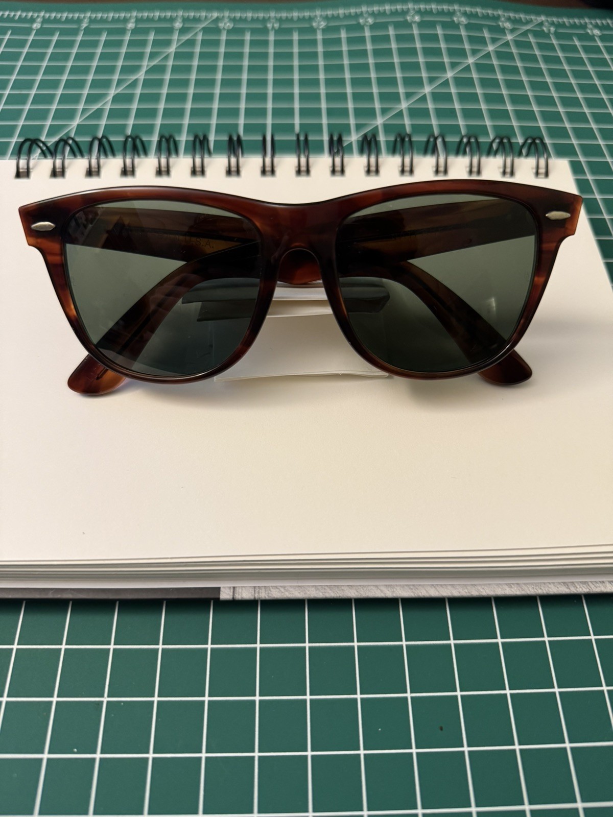 Vintage Ray Ban Wayfarer II / USA Made Tortoise Bro… - Gem