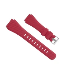 Rubber Watch Band 20mm, Unique Replacement Silicone Watch Strap, Fuchsia