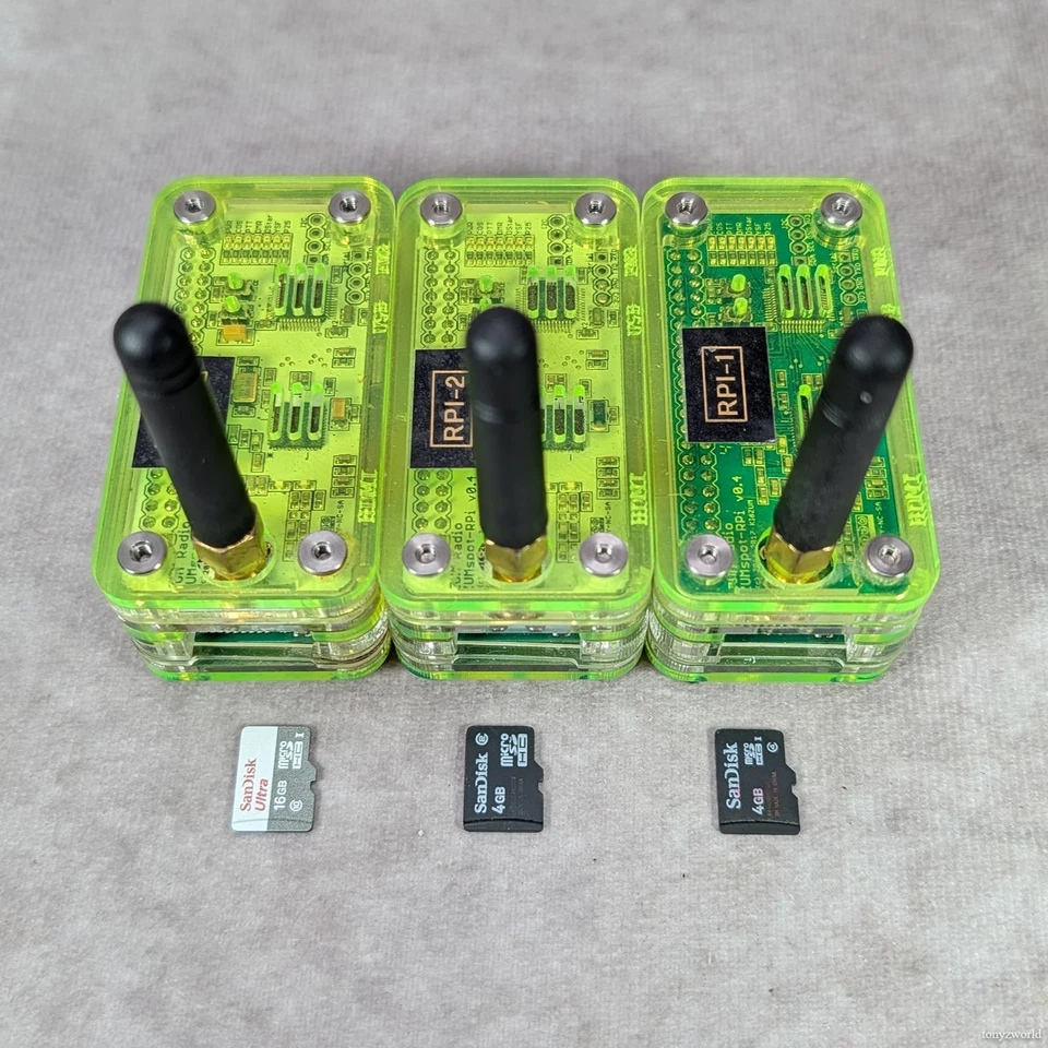 Lot 3x Raspberry Pi Zero W ZUMspot DMR Hotspots 1x Pi Zero Cases Antennas SD Ham - Image 4 of 4
