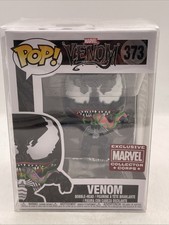 Venom Funko Pop Exclusive Marvel Collector Corps 373 With Pop Protector