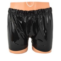 Latex Shorts Mit Breitem Bund - 0,4 Mm Latex (Xs)