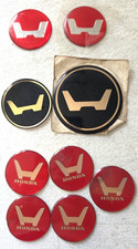 9 Honda Logo Wheel Center Hub Cap Vinyl Sticker Decal Round Civic Accord Prelude