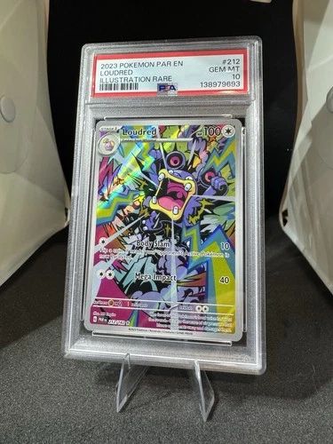 2023 POKEMON PAR EN-PARADOX RIFT ILLUSTRATION RARE #212 LOUDRED PSA 10
