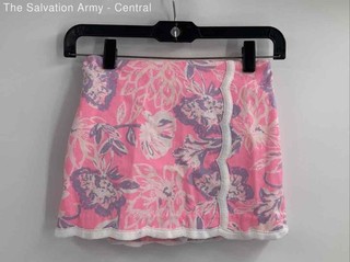 Lilly Pulitzer Girls Multicolor Floral Elastic Waist Skort Skirt Size 5