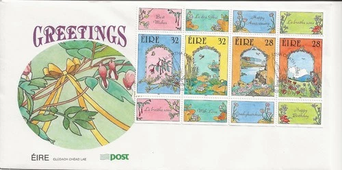 New Listing1992 - IRELAND - 1 FDC - "GREETINGS"