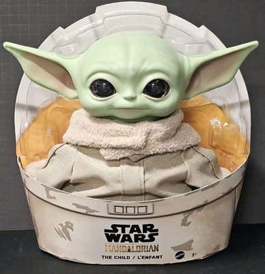 Star Wars Mandalorian The Child Plush 11'' Baby Yoda Doll Grogu Soft Mattel GWD85