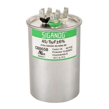 SIGANDG 45/5 uF 45 5 MFD 370V or 440V CBB65 Dual Run Start Round Capacitor...