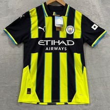 2024-25 Puma Men’s Manchester City Away Soccer Jersey Small Man City EPL