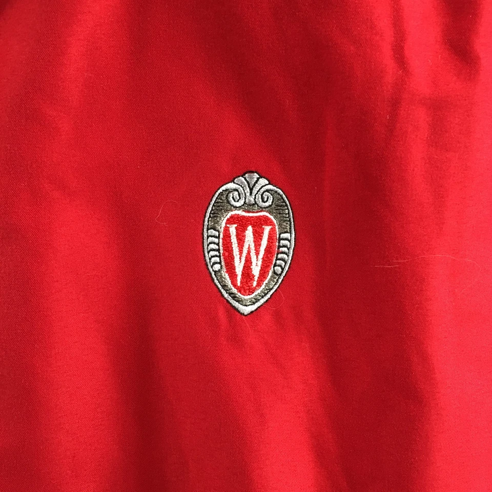 Greg Norman Half Zip Sleeveless Vest Mens M Red Polyester Mock Neck Pullover - Image 4 of 4