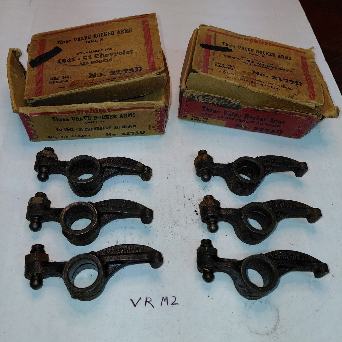 Wohlert 2173D (839464) Lot Of 6 NOSR rocker Arm 1941-51 Chevy | eBay
