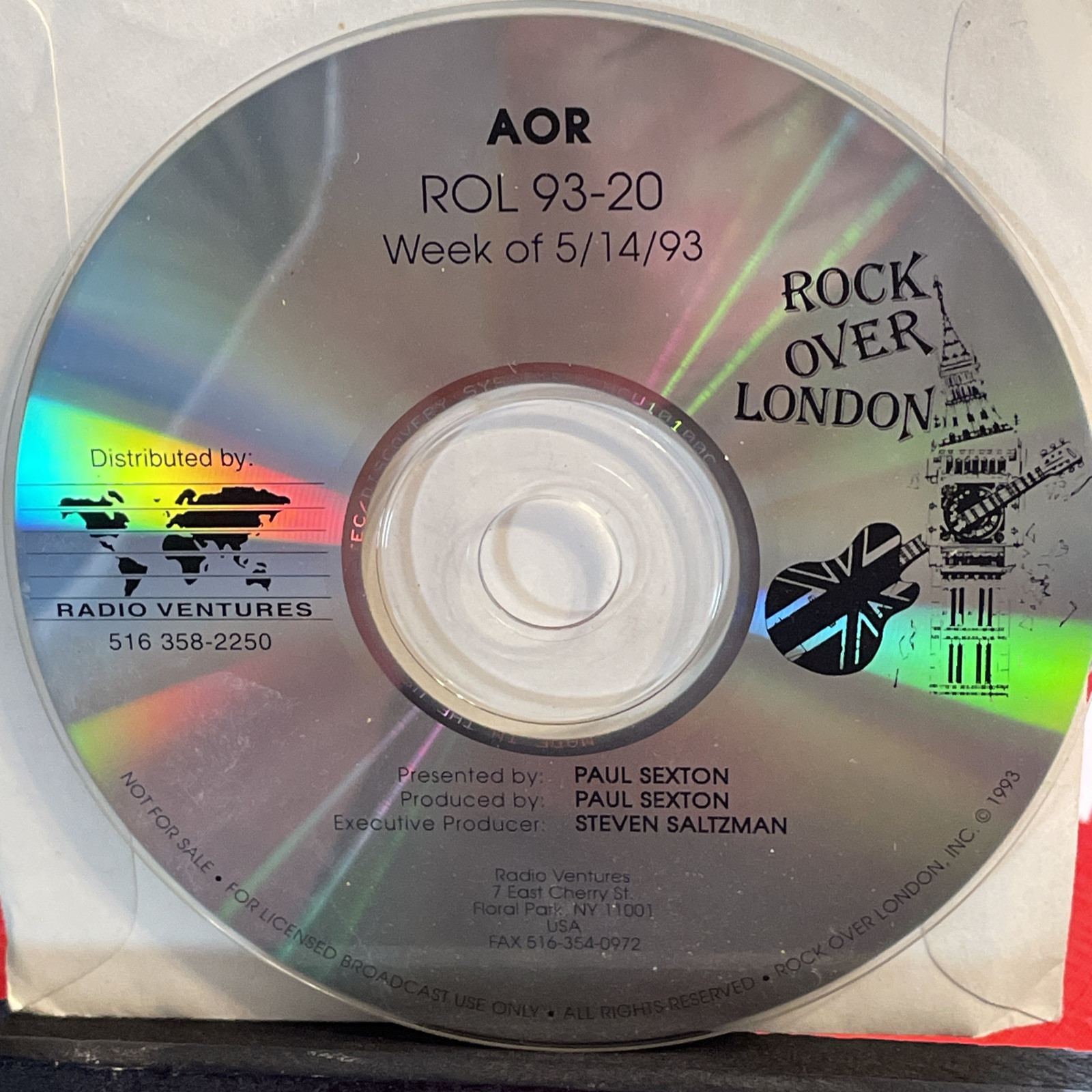OMD, Blur, Bowie, New Order, Suede, Rock Over London Radio Show w; Cue. 93/20