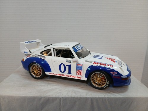 Rare ANSON 1:18 Scale Diecast PORSCHE 911 Turbo ROHR Motorsport #01 Daytona 1996