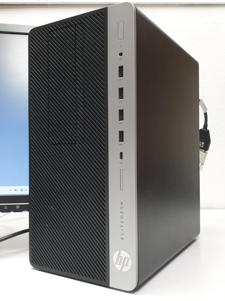 HP EliteDesk 705 G4 AMD Ryzen 5 Pro 1256GB 8GB Radeon Vega Windows 11 Pro DVD