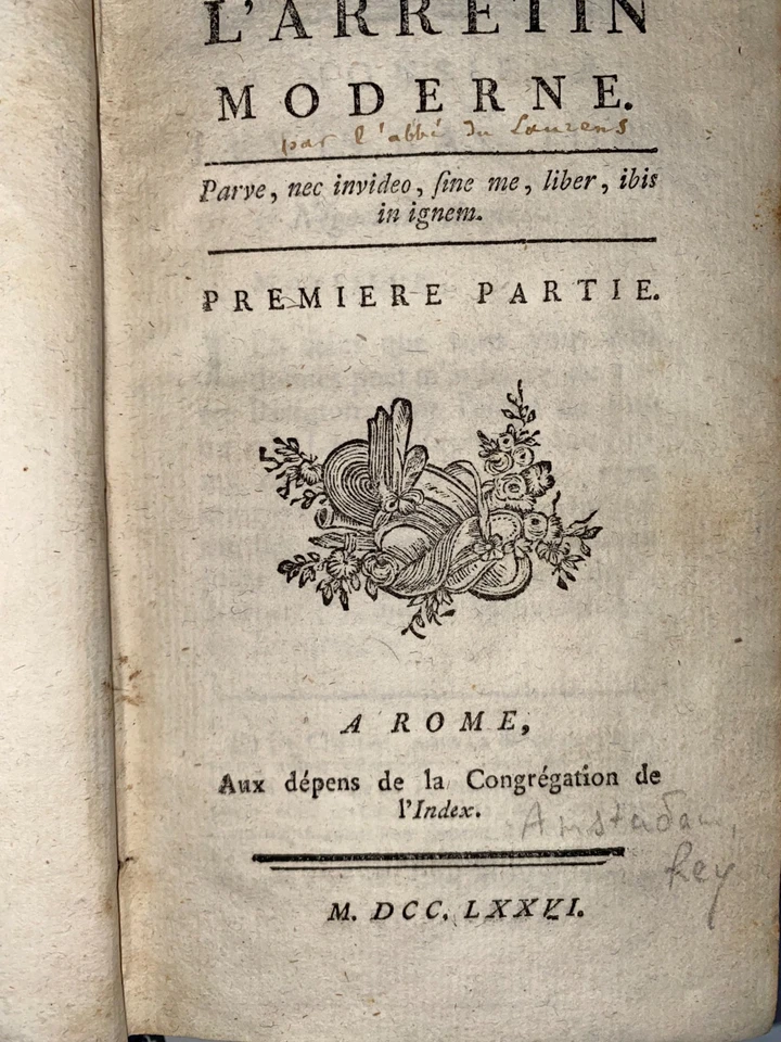 L'arrentin moderne par l'abbé Joseph du Laurens 1776 - Photo 2/4
