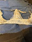 Victoria's Secret White Floral Lace Mesh Sheer Wireless Unlined Bralette S — photo 4
