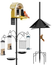 Bird Feeder Pole Squirrel Proof, 92 Inch Heavy Duty Bird Feeder Pole for