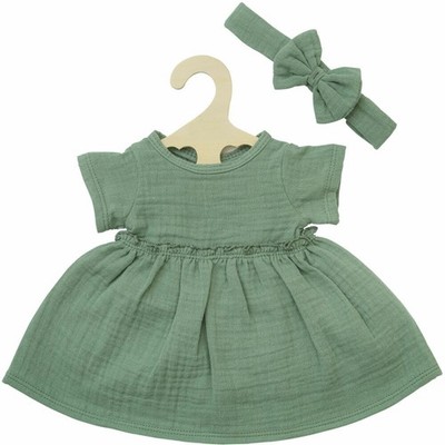 Heless Pu-Kleid m. Haarband, 28-35cm, 1424