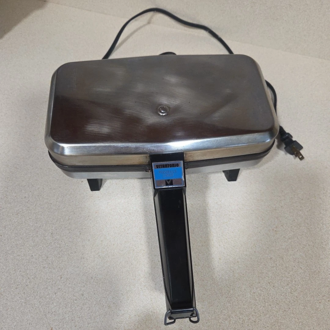 Vintage Vitantonio Pizzelle Chef 300 Italian Cookie Maker Baker