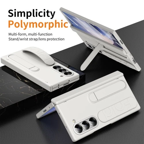 Funda con soporte plegable 7/6 a prueba de golpes para Samsung Galaxy Z soporte para bolígrafo correa de soporte - Imagen 54 de 66