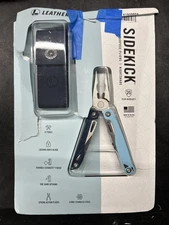 Leatherman Rev Multi-Purpose 14 Tools Light Blue Color with Nylon Sheath Open