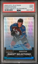 2020-21 Sweet Select-Au-Rainbow Bowen Byram PSA 9 #SS2