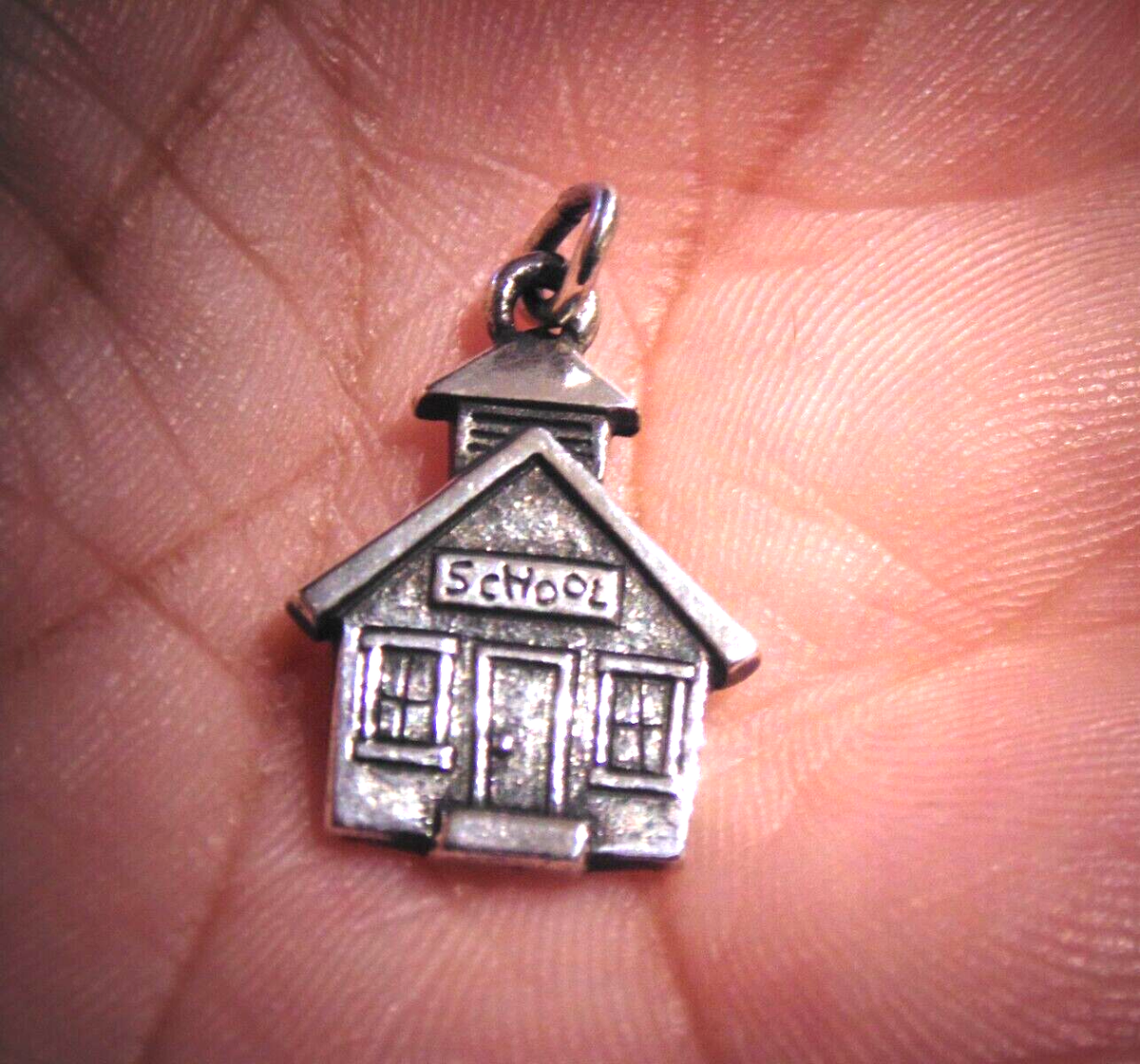 Vintage Retired James Avery Sterling Silver (School House) Charm