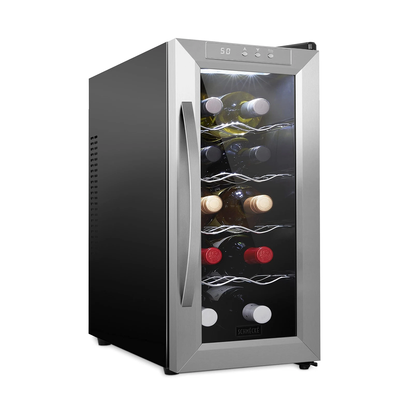 Schmecke 10 Bottle Thermoelectric Wine Cooler, Quiet Freestanding Wine Fridge
Opens in a new window