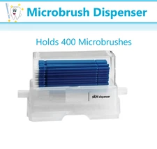 Dental Microbrush Dispenser - Holds 400 Microbrushes, Micro Applicator Organizer