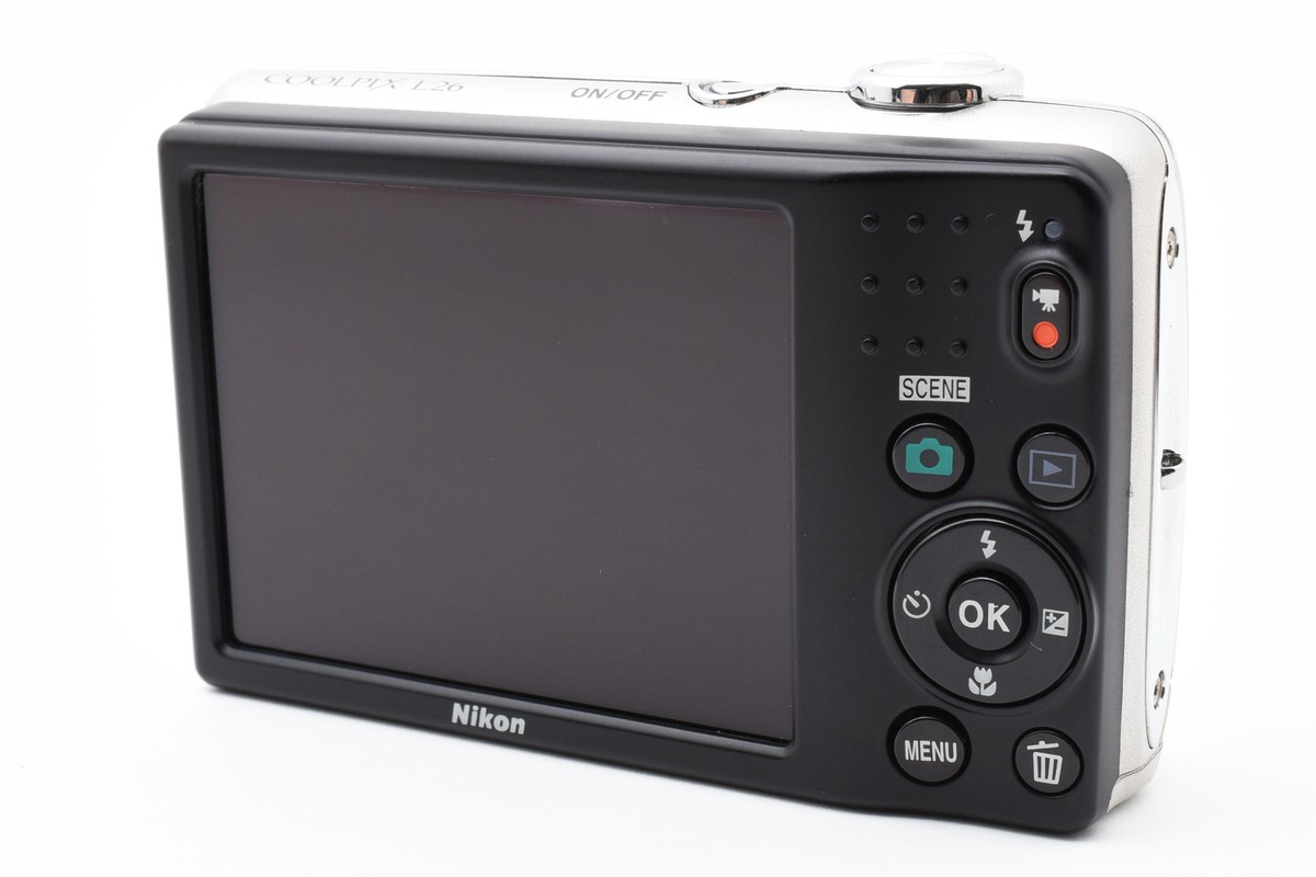 MINT] Nikon COOLPIX L26 Silver 16.1 MP Digital Camera From