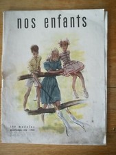 tf069 cahier mode modèles mannequins - Nos enfants 150 modèles Printemps 1946