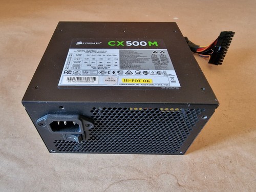 ALIMENTATORE PC CORSAIR CX500M - 500 WATT - Completo di tutti i cavi - Photo 2/4