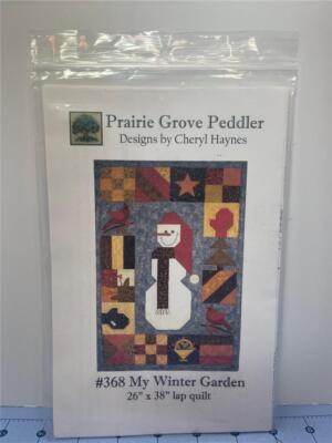 PRAIRIE GROVE PEDDLER Quilt Pattern - #368 MY WINTER GARDEN - 26" x 38 ...